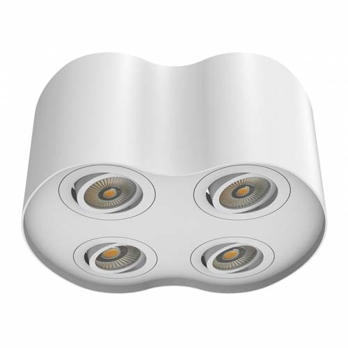 Surface Mounted Round Shape LED Downlight With 4 lamps