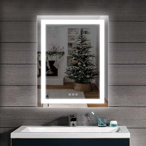 Rectamgle Inset led mirror